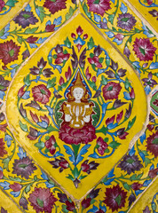 Colorful antique artwork of God