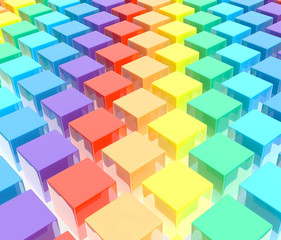 Obraz premium Close up of a rainbow