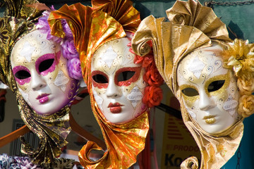 Obraz premium Masken in Venedig