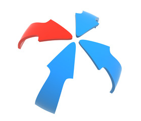 Close up of a arrow