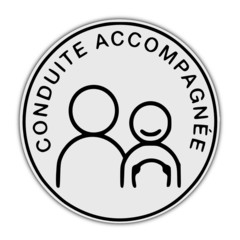 Sticker de conduite accompagnée