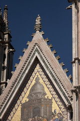 Fototapeta na wymiar Katedra; Orvieto