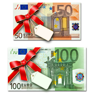 50 & 100 Euro Karte
