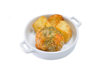 Tapa con albóndiga.