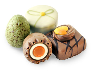 Fun shape fancy praline chocolates