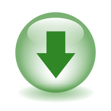 DOWNLOAD Web Button (upload downloads internet click here green)