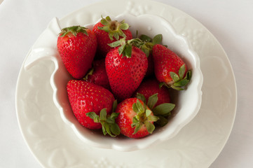 Strawberries in a bowl