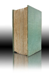 OLd book with clipping path