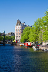 Obraz premium Amsterdam, il canale