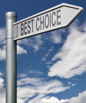 best choice road sign