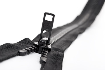 Black zipper