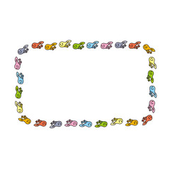 おたまじゃくしのフレーム