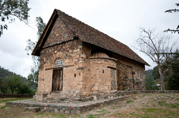 Fototapeta na wymiar Ancient christian church , Asinou