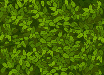 vector green leaves texture