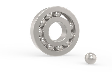 Missing Link. Bearing with missing ball