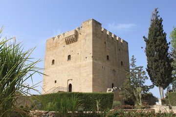 Fototapeta premium Medieval castle in Kolossi, Cyprus