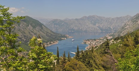 Kotor Bucht Panorama