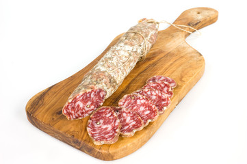 salame su tagliere