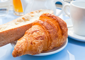 Breakfast with coffee