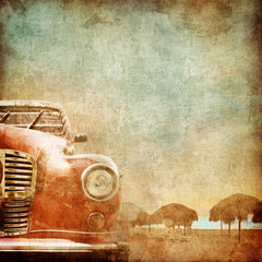 Plakat Old Car