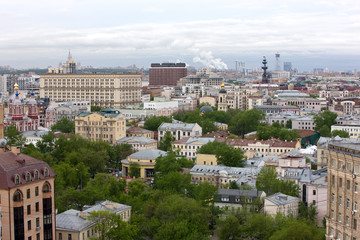 Fototapeta na wymiar Панорама Москвы.