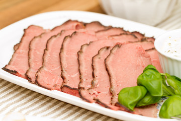 Roastbeef geschnitten