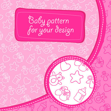 Pattern baby girl