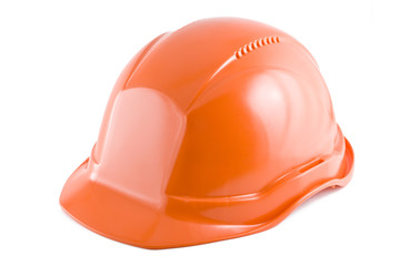 Fototapeta premium Protective helmet on the white background.