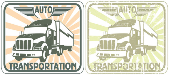 Auto transportation stamp