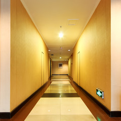 corridor in the hotel
