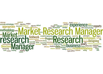 market research manager