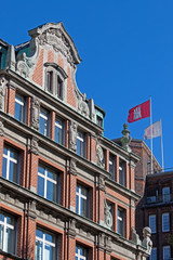 Obraz premium Historisches Gebäude, Hamburg