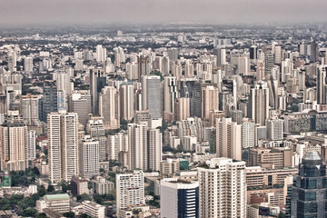 Fototapeta na wymiar Megacity w Azji (Bangkok)