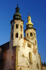 Fototapeta na wymiar Andrews kościół w Krakowie, Polska