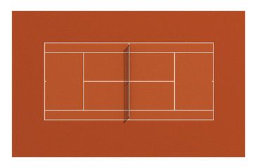 Tennis clay court