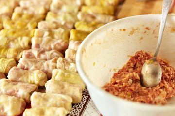 Sarmale, a Romanian traditional dish