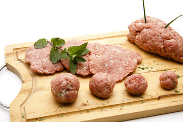 Hackfleisch mit Kräuter