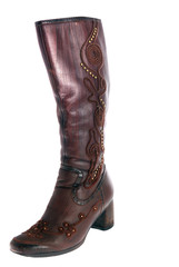 brown female boots