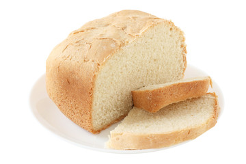 bread on a plate
