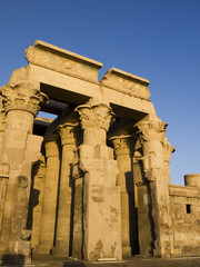 The Temple to Sobek, the crocodile  god, Kom Ombo in Egypt
