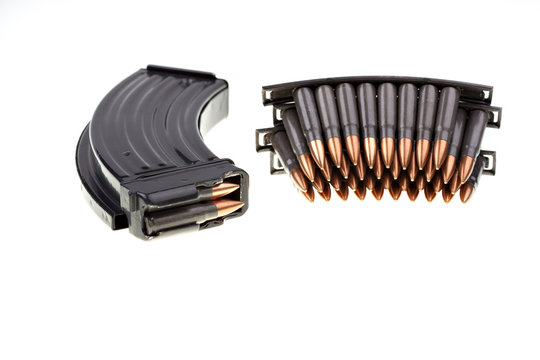 AK 47 ammo with mag