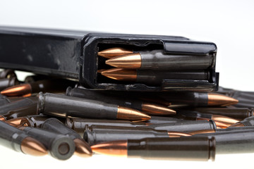 AK 47 ammo with mag