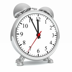 Silber Wecker - 5 vor 12 Konzept 01