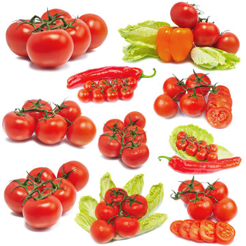 set of tomatos