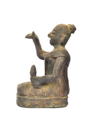 woman  beckon fetish isolated