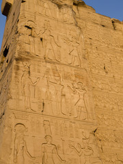 The Temple to Sobek, the crocodile  god, Kom Ombo in Egypt