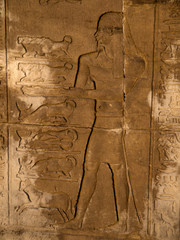 The Temple to Sobek, the crocodile  god, Kom Ombo in Egypt