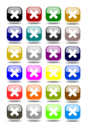 Set cancel buttons various colors
