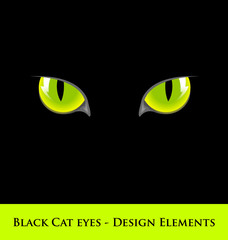 Black cat eyes