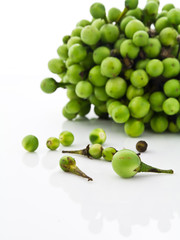 Devil's fig, tropical green pea egg plant